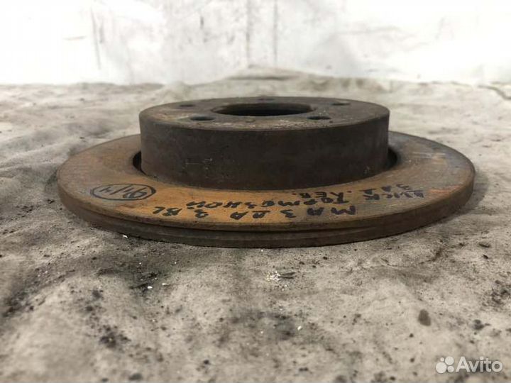 Диск тормозной задний левый Mazda 3 BL До Рестайл