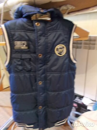 Жилетка теплая рост 122/128