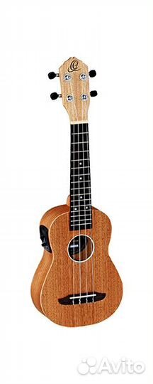 Укулеле сопрано, со звукоснимателем и чехлом