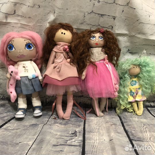 Кукла интерьерная текстильная