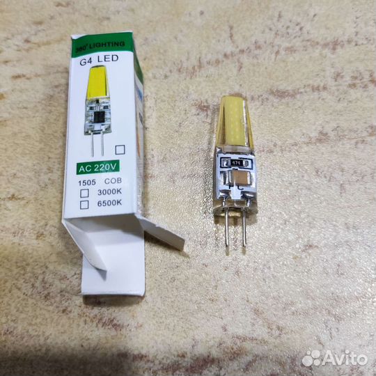 Светодиодная лампа 6 Вт DC/AC 220 В LED G4