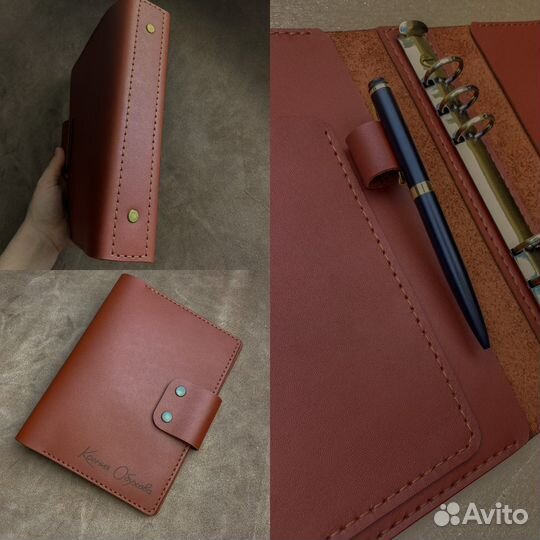 Блокнот кожаный женский мужской ручной работы