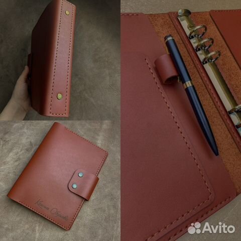 Блокнот кожаный женский мужской ручной работы