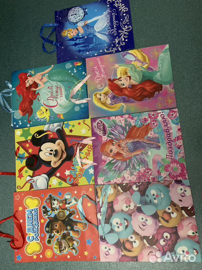 Новые подарочные пакеты (большие)