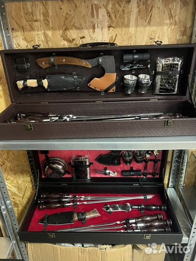 Набор шампуров в кейсе