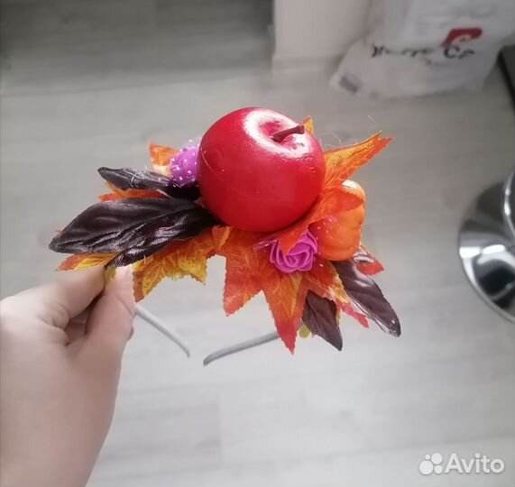 Ободок для волос осень