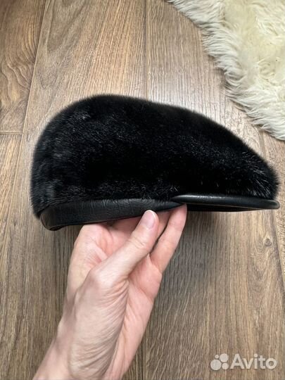 Кепка мужская мех нерпы