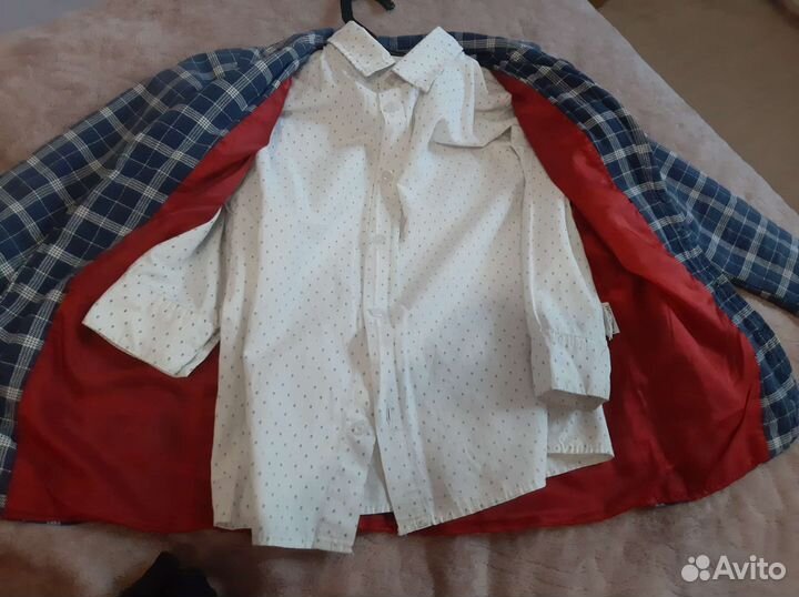 Пиджак школьный для мальчика 128