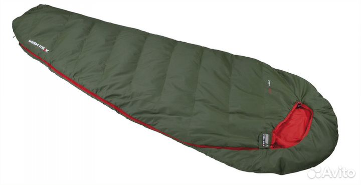 Мешок спальный Pak 600 green-red, 23246