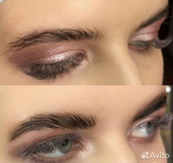 Долговременная укладка, ламинирование бровей