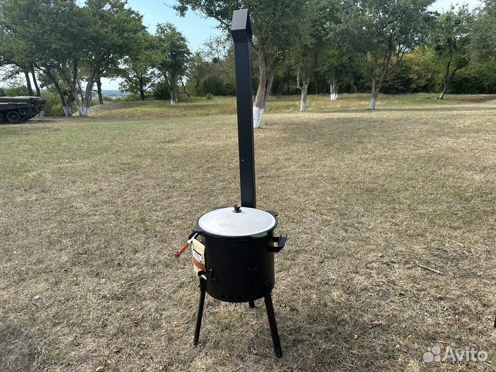 Печь с казаном 12 литров комплект