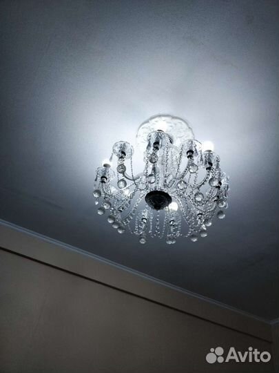 Люстры хрустальные бу