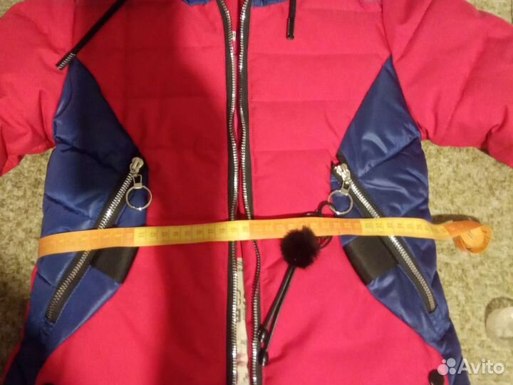 Пуховик для девочки 110-116