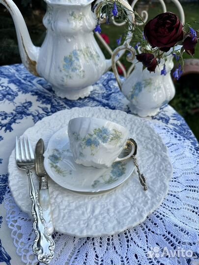 Сервиз чайный Лимож Франция на 4 персоны