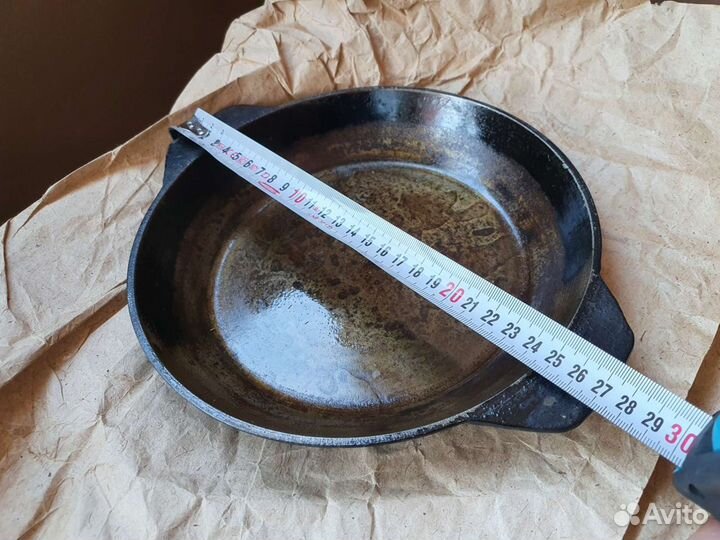 Сковорода СССР чугун клеймо