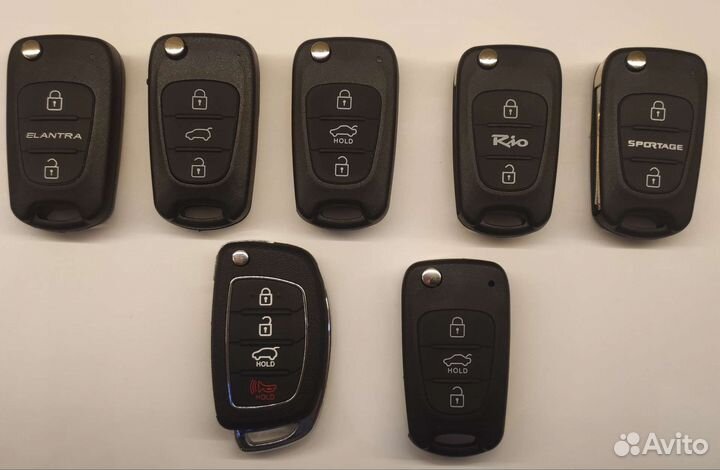 Корпус выкидного ключа hyundai, kia