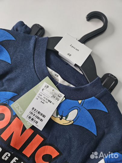 Костюм комплект для мальчика H&M 104 Sonic