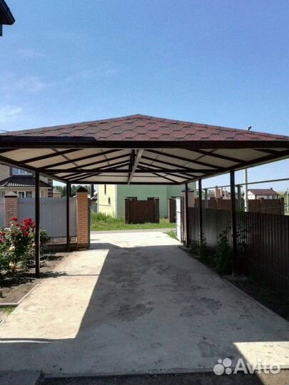 Навес под ключ