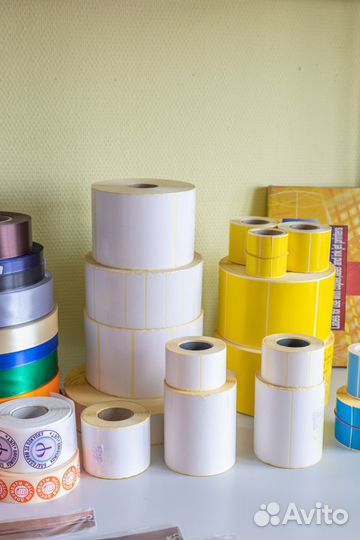 Термоэтикетки и этикетки пгл для принтер этикеток