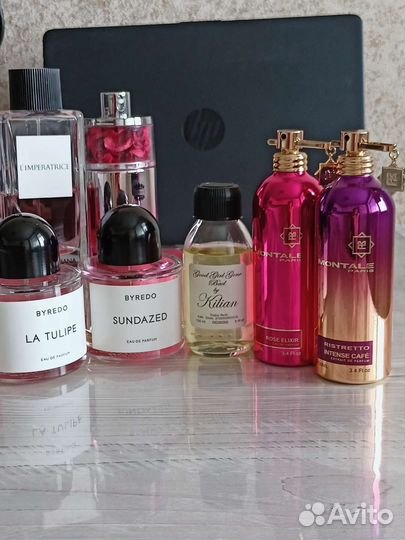 Kilian, Montale, Byredo, Ajmal распив