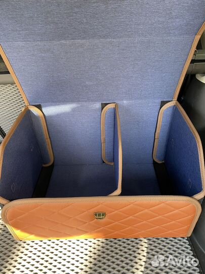 Саквояж в багажник авто оранжевый 50см