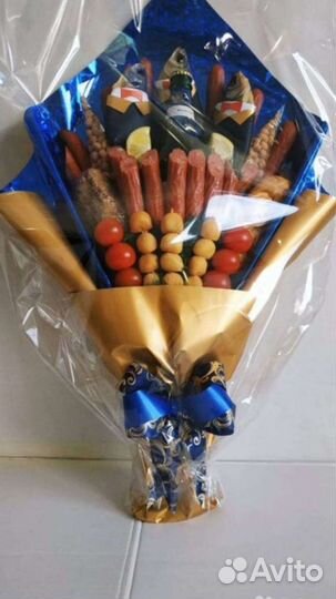 Съедобные мужские букеты