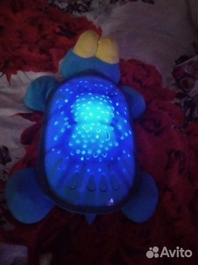 Детский ночник проектор черепаха