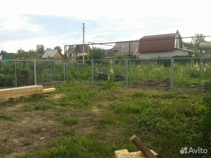 Забор из сетки-рабицы от производителя