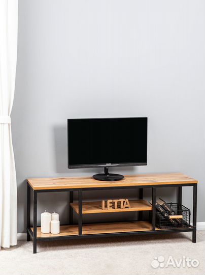 Тумба под тв в стиле лофт, Letta