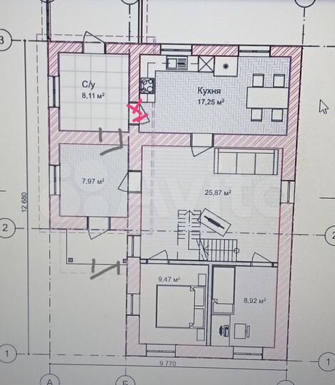 Дом 130 м² на участке 12 сот.