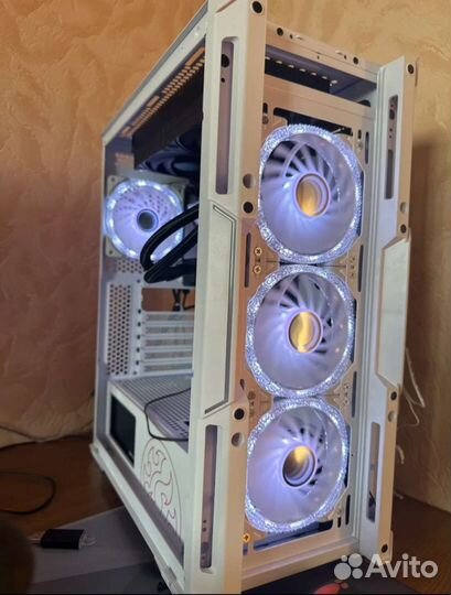 Вентиляторы новые для пк белые crystal 120mm argb