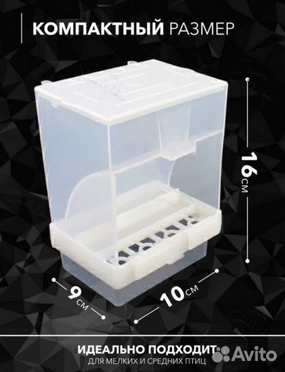 Автокормушка для птиц попугаев