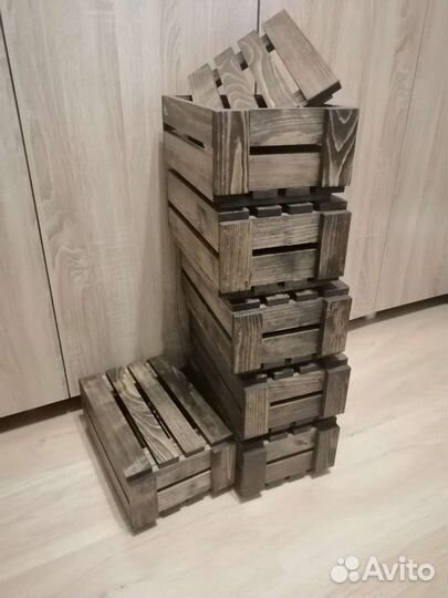 Ящик деревянный подарочный