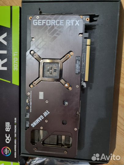 Видеокарта RTX 3070 ti asus на гарантии