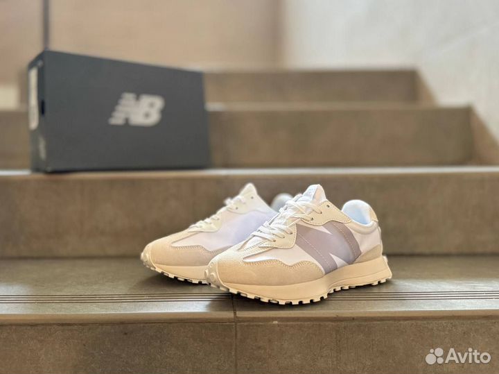 New Balance 327 Мужские Белые Кроссовки