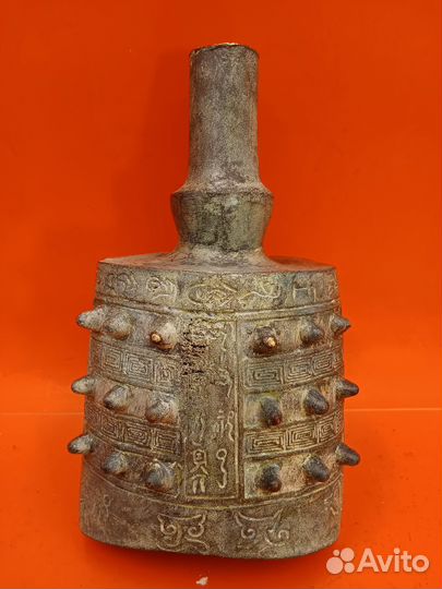 Бронзовый колокол Чжоу,Китай,14 см и др