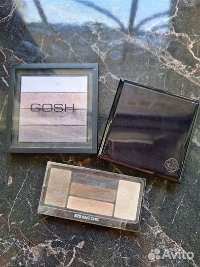 Тени для век lancome, shiseido, gosh