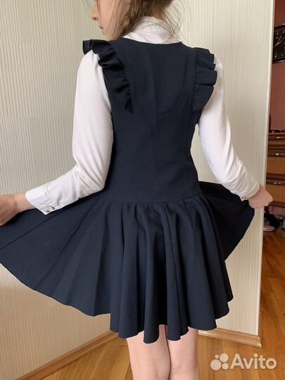 Школьный сарафан, р. 140 Duvali