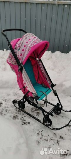 Коляска санки, трансформер