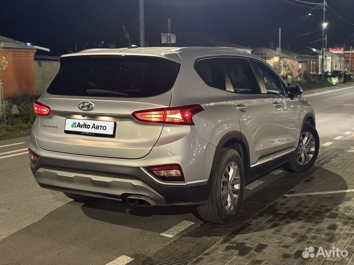 Hyundai Santa Fe 2.4 AT, 2019, 70 000 км