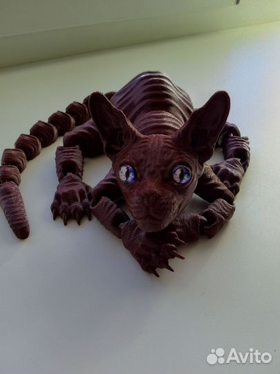Кот сфинкс 3Д игрушка (37 см)