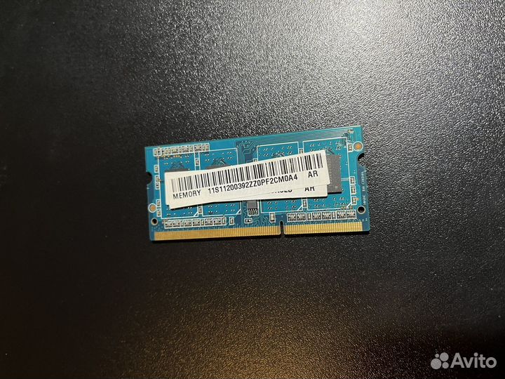 Оперативная память so-dimm ddr3 2gb 1600 Mhz 1.5V