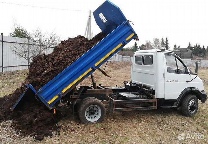 Чернозем Торф Навоз. Доставка от 1 до 15 тонн