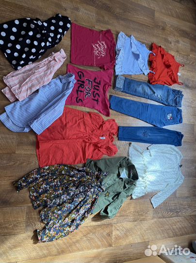 Одежда для девочки пакетом 110 116