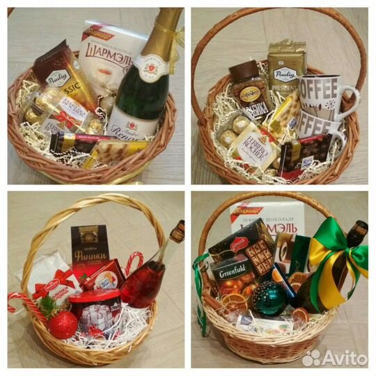 Деревянный ящик с орехами