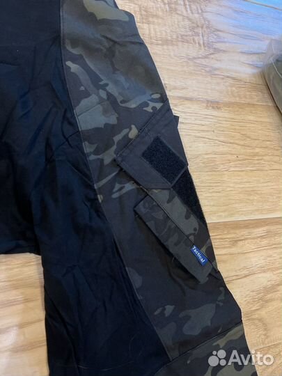 Тактический костюм G3 летний черный мультикам