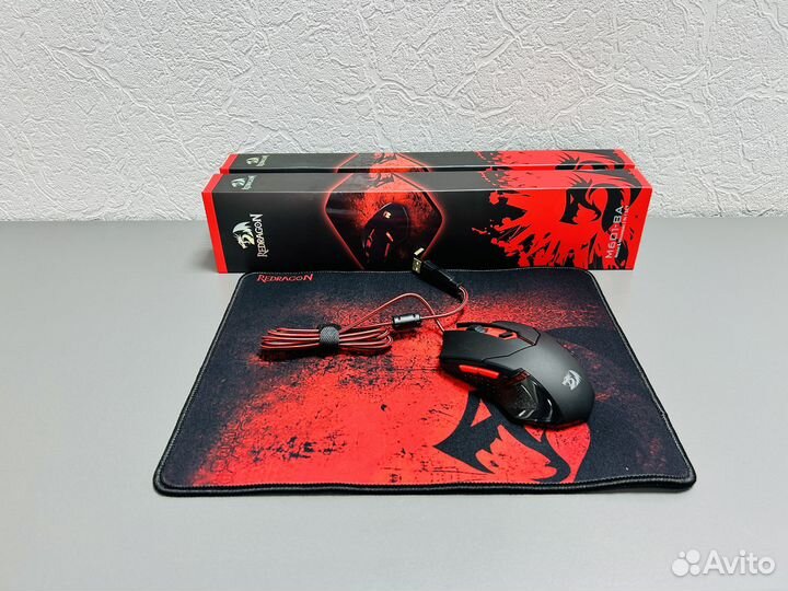 Игровой набор Redragon мышь+коврик