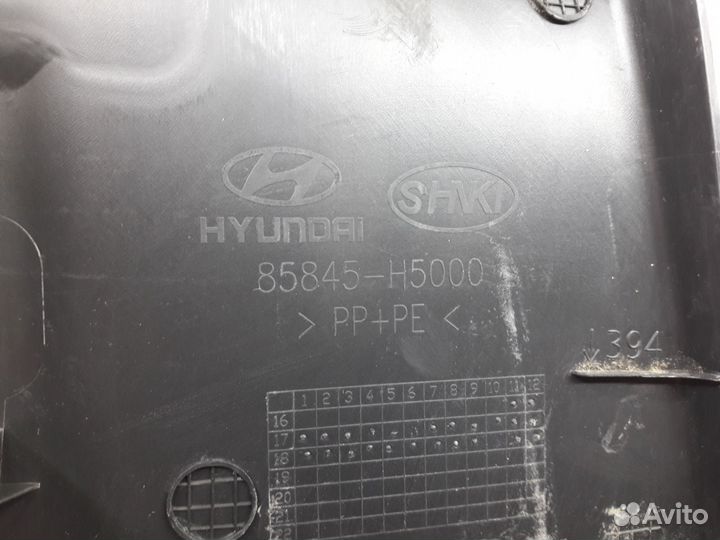 Накладка стойки кузова правая Hyundai Solaris 2