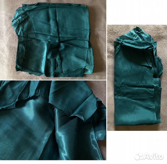 Отрезы, остатки тканей (шерсть, вискоза, полиэстер