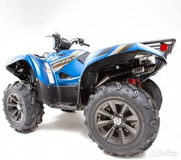 Прямоточный глушитель HMF для Yamaha Grizzly 700